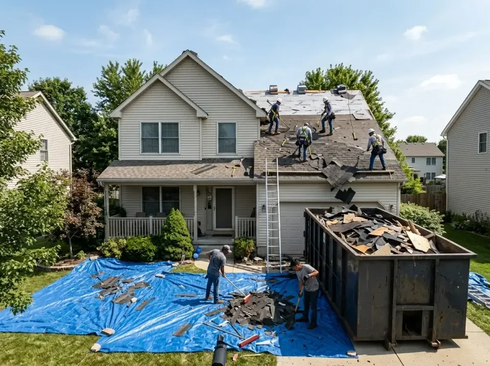 roof-replacement-debris-remova-004 — frequently asked questions, Cheapest Dumpster Rentals in Sulphur, LA